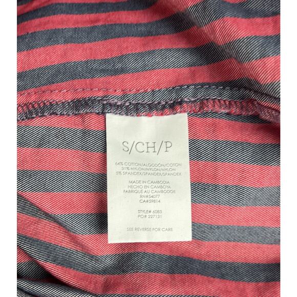Cabi Style # 6083 Regatta Shirt Striped Button Down Top Casual Size Small - Picture 7 of 7